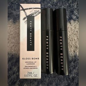Fenty Beauty Gloss Bomb Universal Lip Luminizer and 2 x Fenty Mascara - Mini